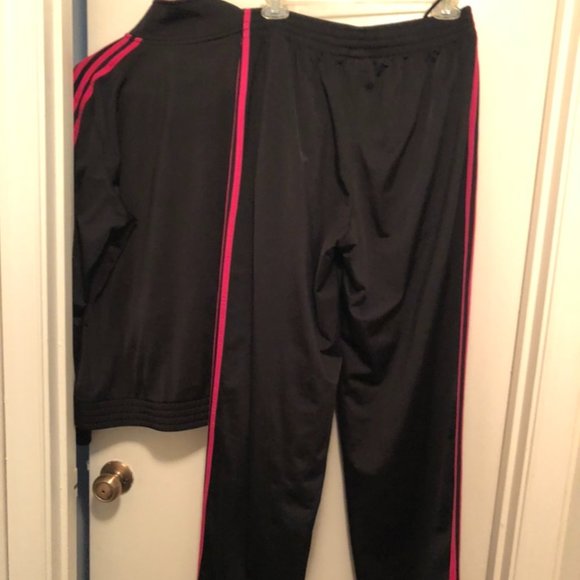 COPY - Adidas Black and Pink Sweatsuit Set - Picture 3 of 3